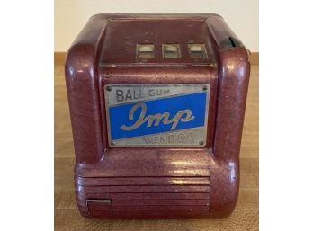 Vintage 1930 Ball Gum Imp Vender