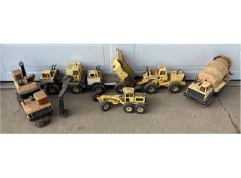 Collection Of Vintage Tonka Trucks (as Is)