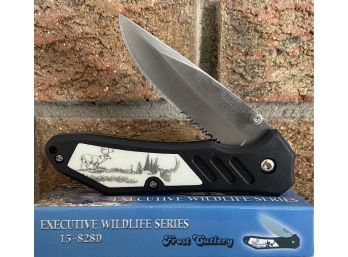 Frost Cutlery Executive Wildlife Series 15-828D Knife With Original Box