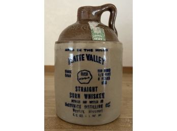 Small Platte Valley 1973 Porcelain Whiskey Jug