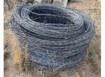 3 Foot By 2 Foot Roll Of Barbed Wire