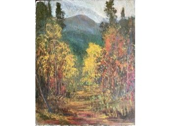 Dave Stirling Late Fall Oil Painting Landscape Unframed