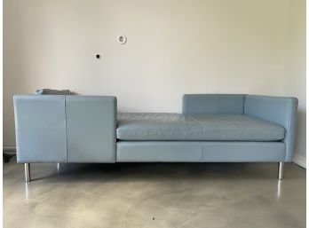 Room & Board Modern Design Leather 'Hutton' Chaise (MSRP $3,500)