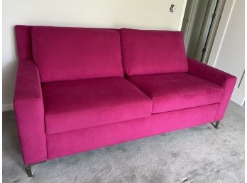 American Leather Scandinavian Style Fuchsia Comfort Sleeper Sofa