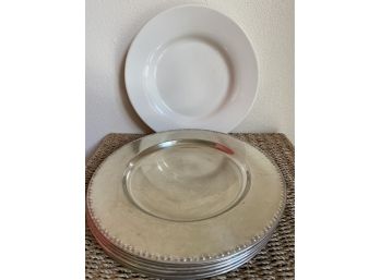 Collection Of Serving Chargers And Pasta Plates