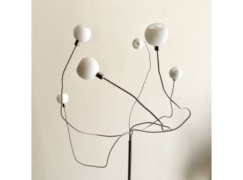 Sculptural Free Form Floor Lamp With 6 Moveable Arms