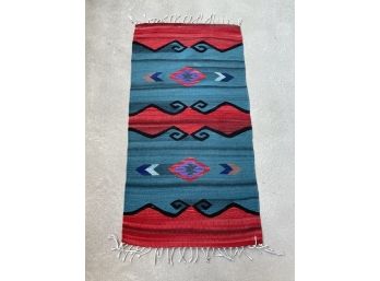 Southwestern Wool Vibrant Tapestry Rug