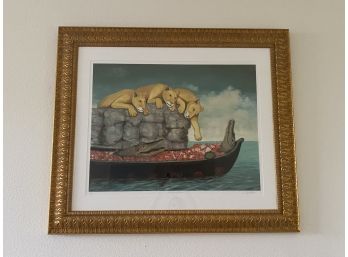 The Ship Of Flowers By Juan Kelly Pencil Signed And Numbered Limited Edition Print 17/96