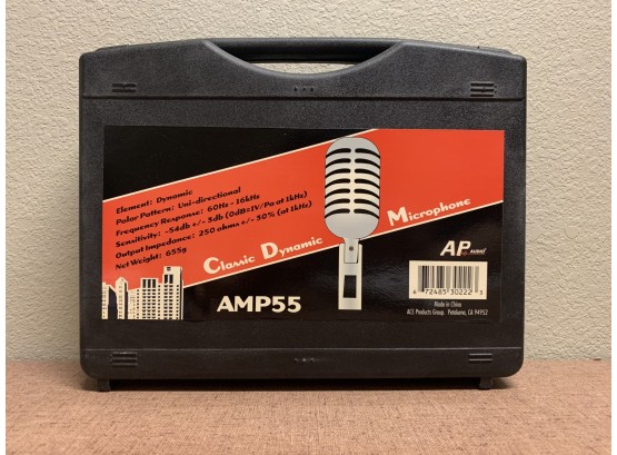AP Audio AMP55 Classic Dynamic Microphone- New In Box