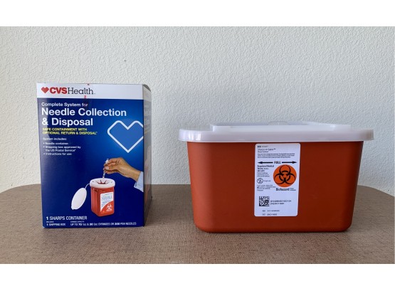 New In Box CVS Health Needle Collection & Disposal