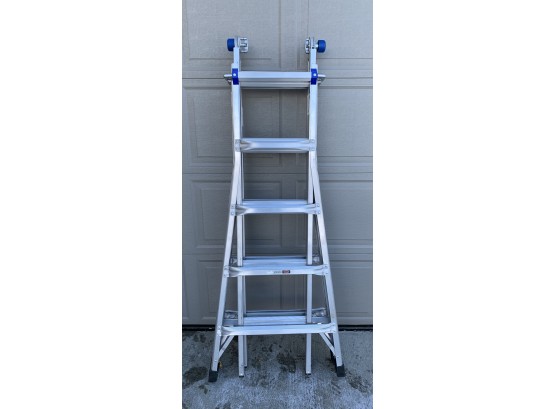 Werner 22 Ft. Aluminum Multipurpose Ladder-300 Lb. Load Capacity