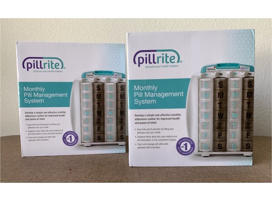 New In Box Pillrite Monthly Pill Management System