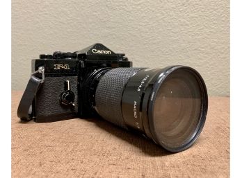 Canon F-1 With Kiron 28-105mm F/3.2-4.5 Lens