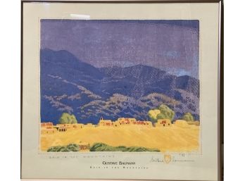 Gustave Baumann Rain In The Mountains Print Signed & Numbered -updated