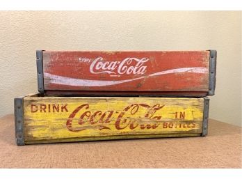 Vintage Coca Cola Wood Crates/ Carriers