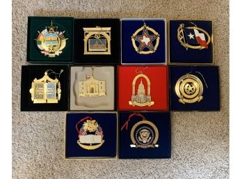 Texas-White House Ornaments