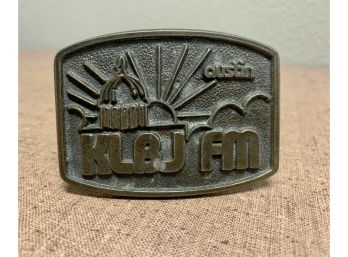 KLBJ FM Austin, TX Belt Buckle
