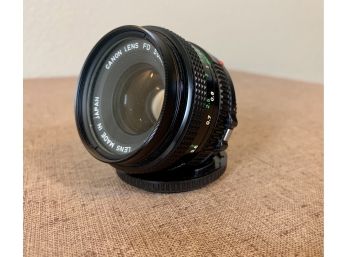 Canon Fd 50mm F 1.8 Manual Focus Prime Lens