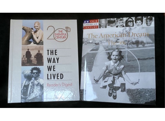 'The Way We Lived' And 'the American Dream, The 50s' Coffee Table Books