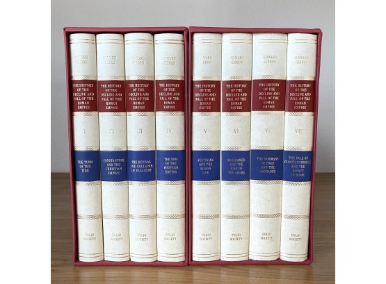 The History If The Decline And Fall Of The Roman Empire Folio Society By Edward Gibbon