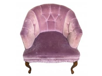 Rose Mauve Upholstered Club Chair