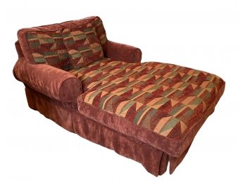 Deep Red Home Wear Chaise Lounge