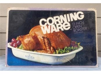 Vintage Corningware 13 Inch Open Roaster With Rack New In Box