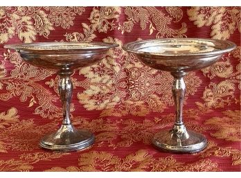 2 Sterling Compote Dishes