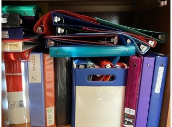 Lot Of Miscellaneous Used Binders