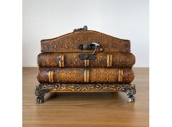 Stacked Book Latched Storage Box