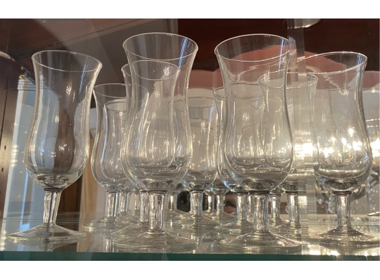 Set Of Eleven Stemware Glasses