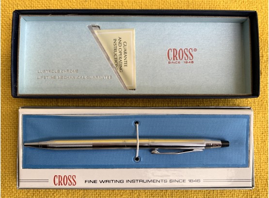 Cross Silver Pen In Original Box