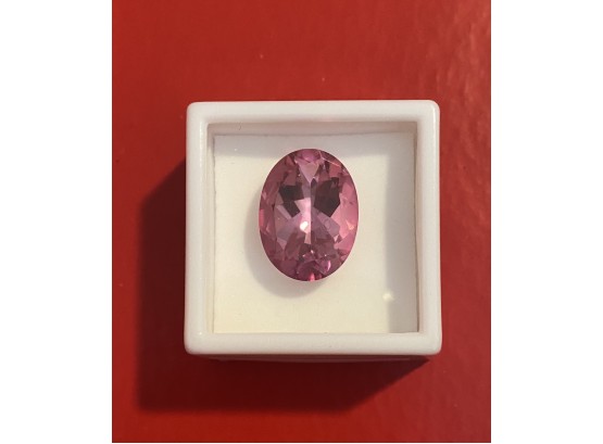 18.0 CT Oval Treated Pink Topaz
