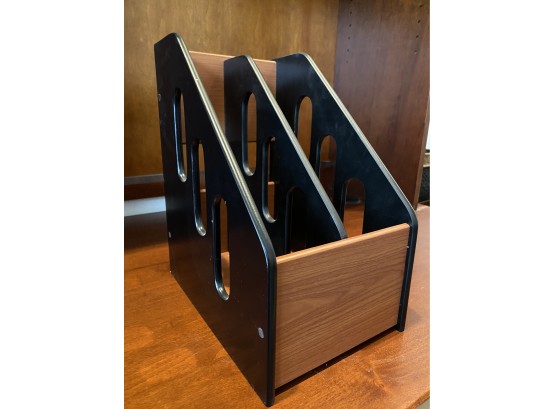 Black And Brown Wood Office Divider