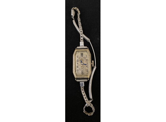 Antique AXA Watch Co. 16 Jewel Women's Watch 14K Gold Filled