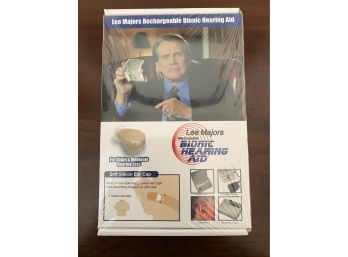 Lee Majors Bionic Hearing Aid- NEW/ Sealed