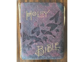 Antique Holy Bible As Is 1895