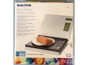 Salter Nutri-weigh Dietary Scale New In Box