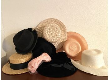 Fabulous Grouping Of Antique And Vintage Hats -All With Labels