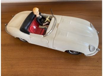 Tomiyama Jaguar -E Tin Toy Car