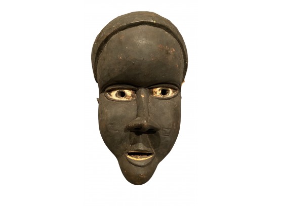 Genuine Wood Salampasu Mask From Democratic Republic Of The Congo