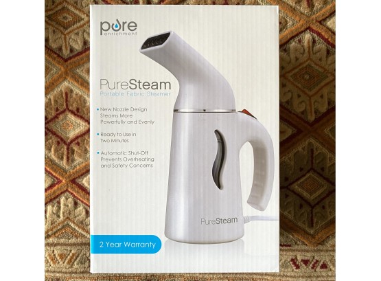 Pure Steam Portable Fabric Steamer- New