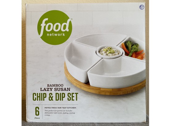 Food Network Lazy Susan Chip And Dip Set