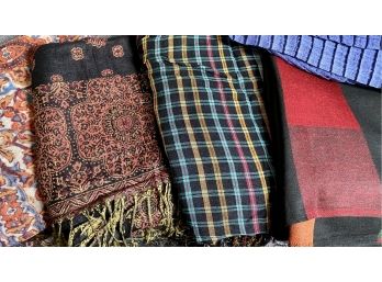 Grouping Of Pashminas And Scarves