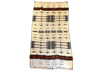 Large Hand Woven Mopti Blanket From Mali