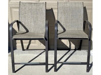 2 Outdoor High Top Chairs