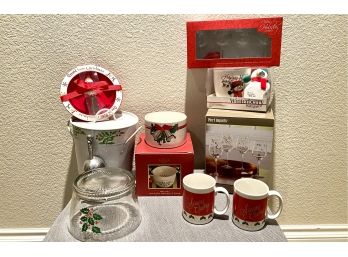 Collection Of Xmas Party Ware- Mostly New And Never Used!