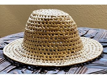 Straw Fedora Style Hat From Nigeria
