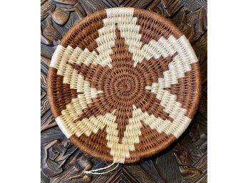 Handwoven Decorative Hanging Basket From Botswana