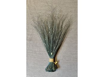 Traditional Bush Broom Dyed And Decorated With Beads From Kenya